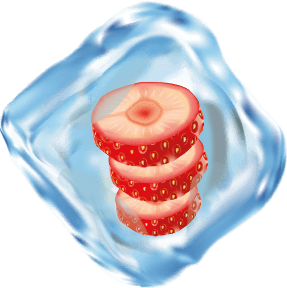 Morceaux de fraises