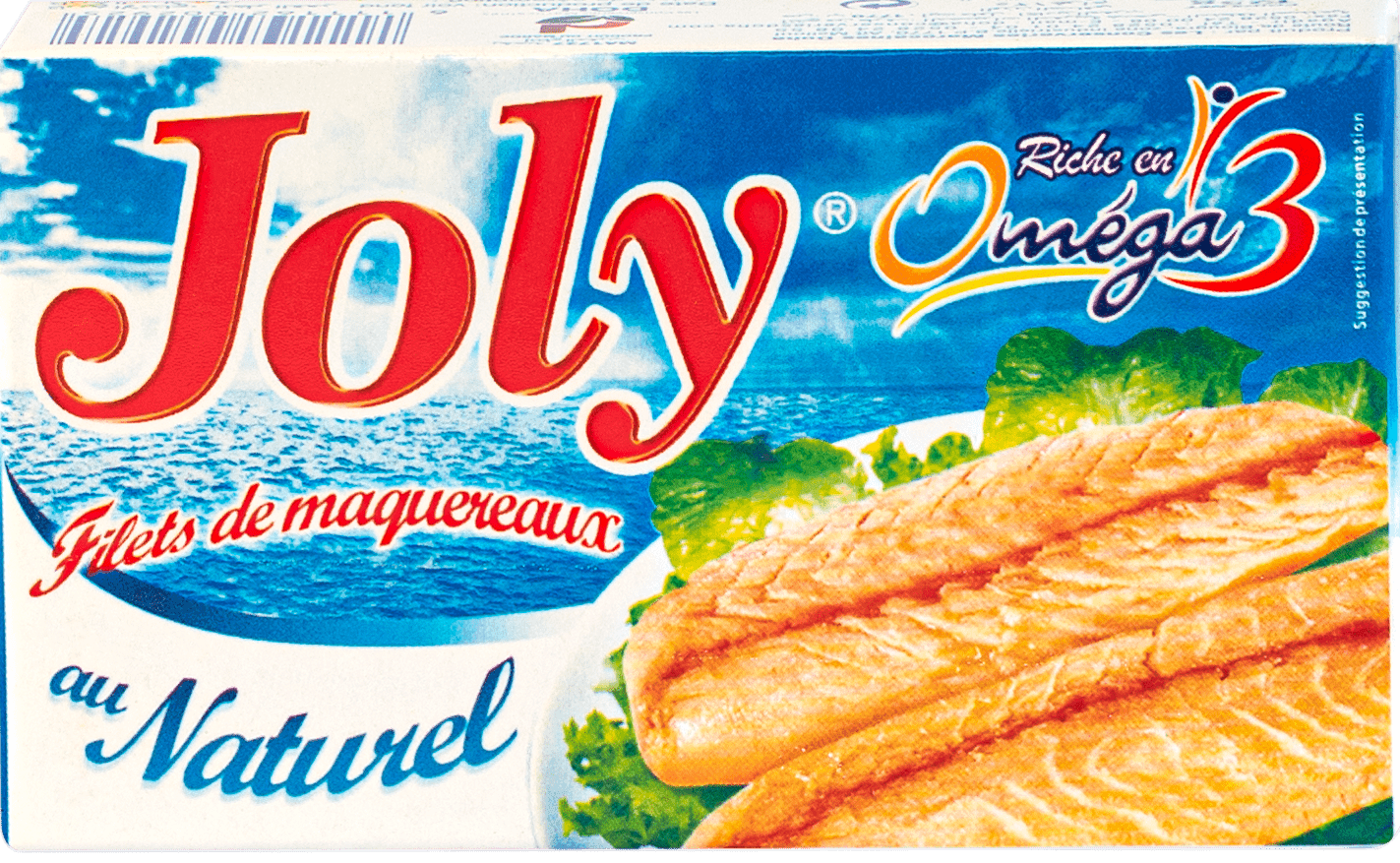 Filets de maquereaux au naturel 125g