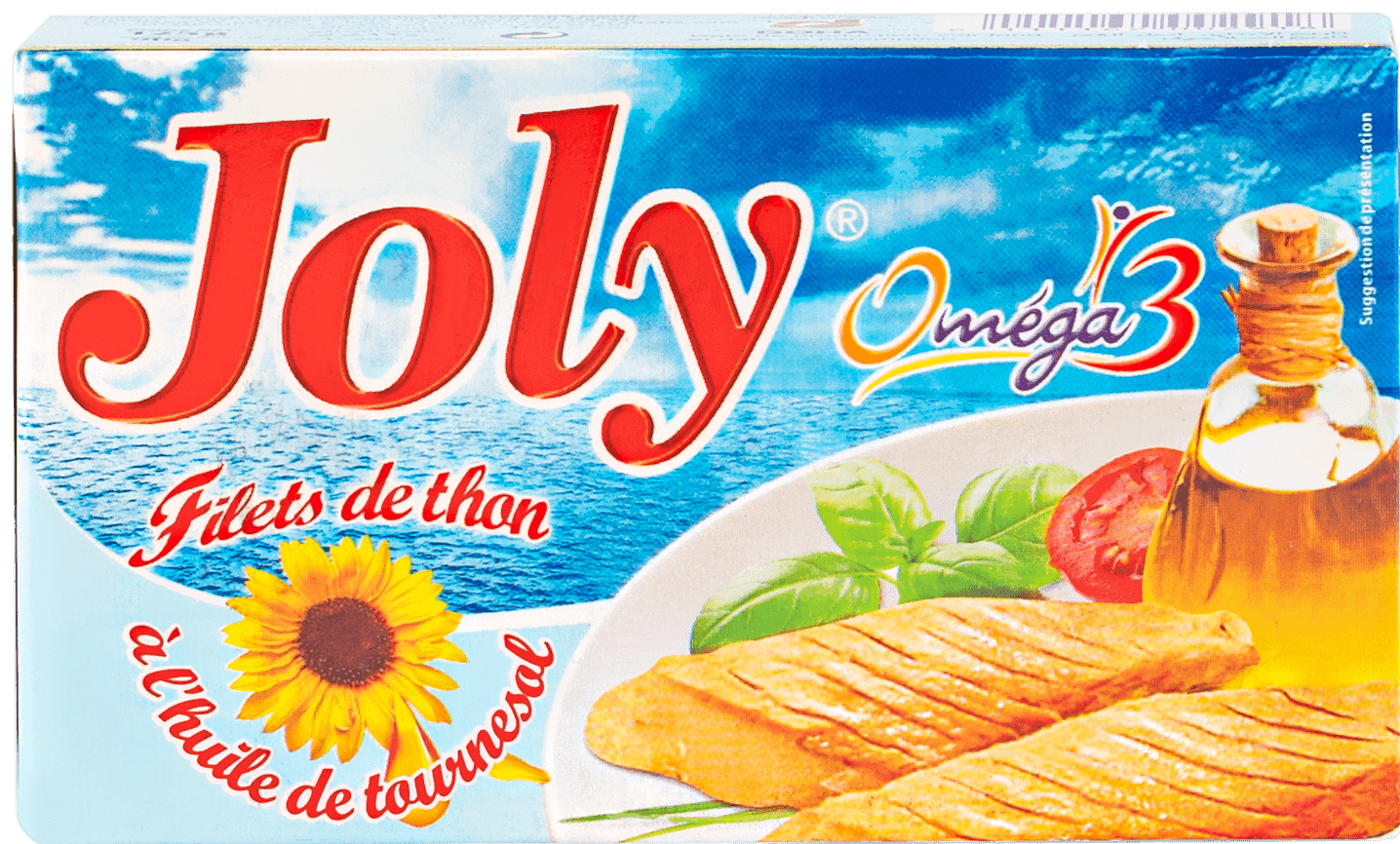 Filets de thon à l'huile de tournesol 125g