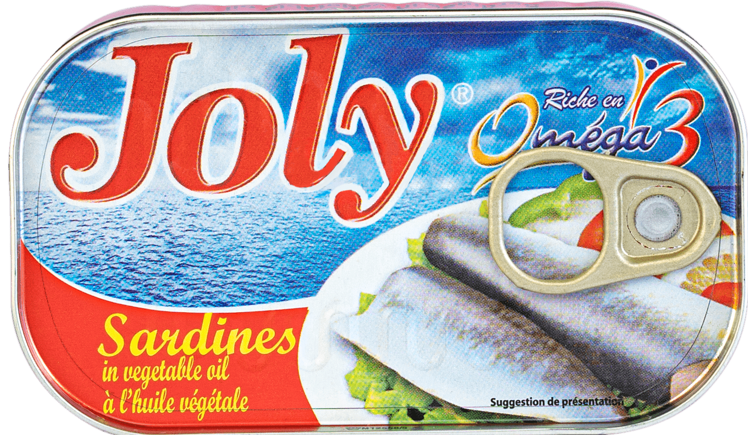 Sardines à l'huile végétale 125g