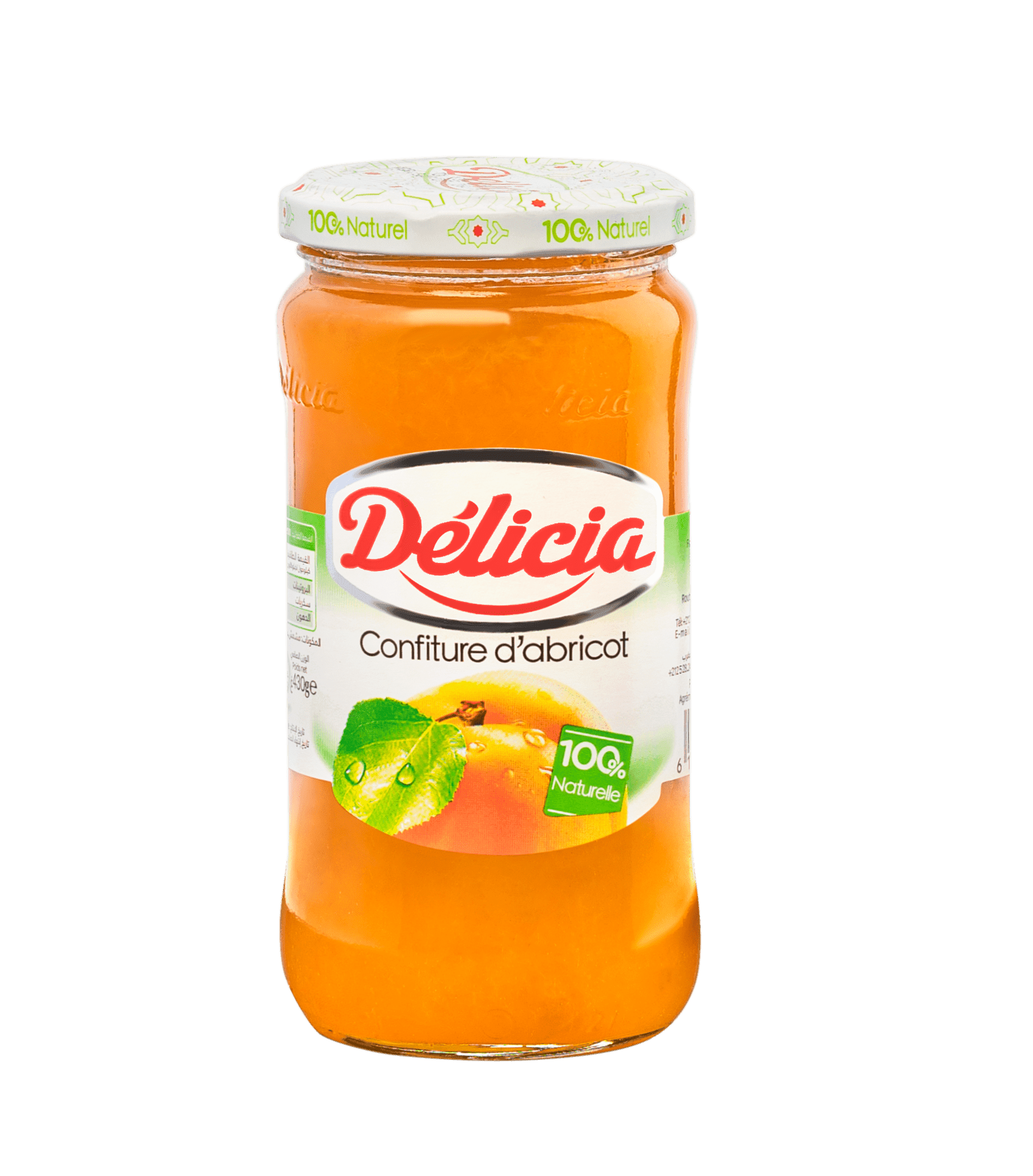 Confiture d'abricots 37 cl - 430g