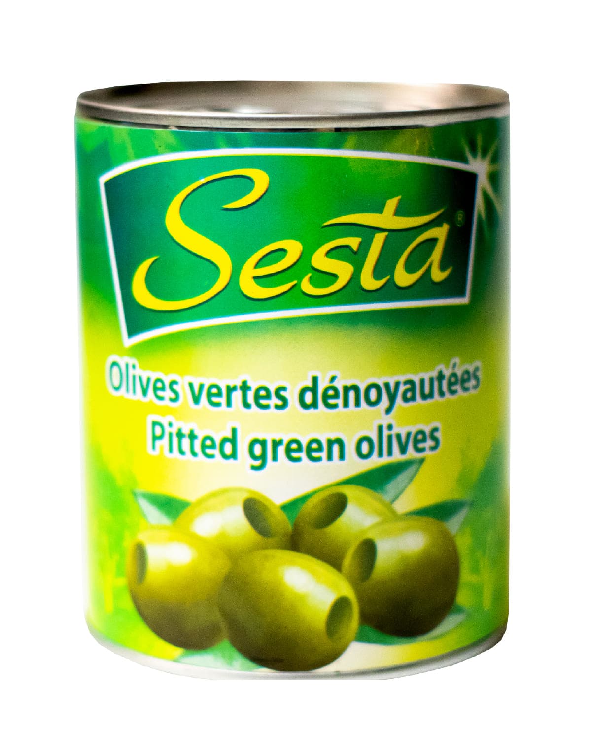 Olives vertes dénoyautées 380g