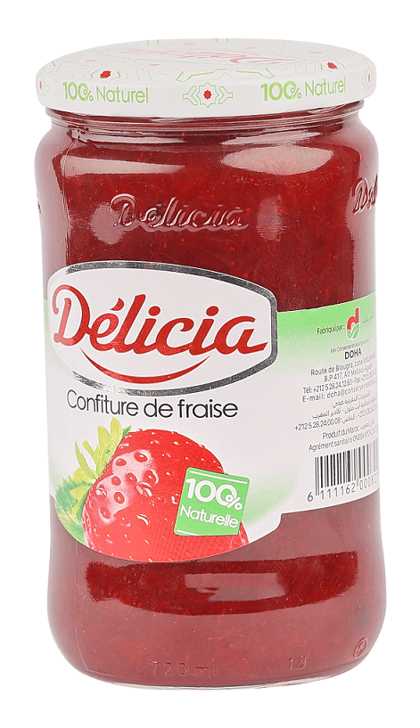 Confiture de fraises 72 cl - 900g